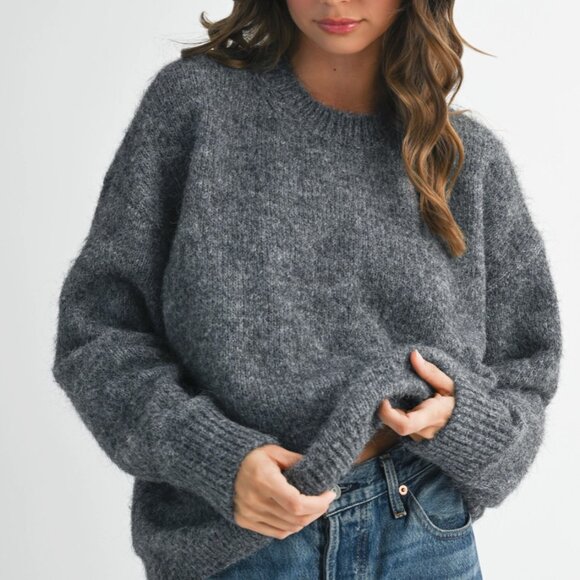 London Luxe Fuzzy Sweater - Picture 3 of 4